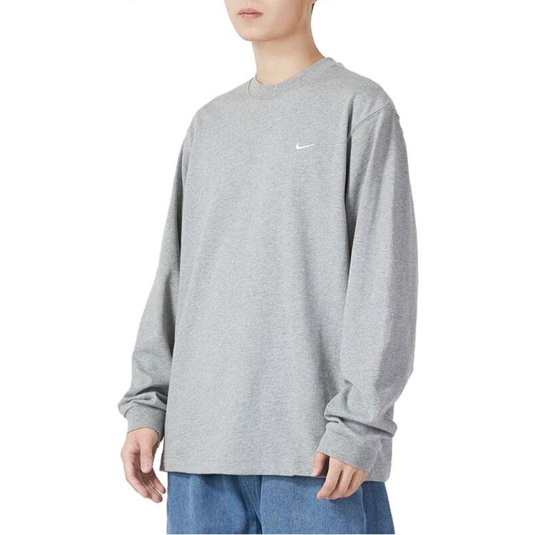 Nike Solo Swoosh Sweatshirt Men's Gray