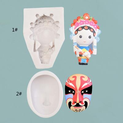 3D силиконовая форма глиняная форма антипригарная легко извлекаемая смоляная литейная форма для свечей своими руками гипсовая глина художественные поделки украшения