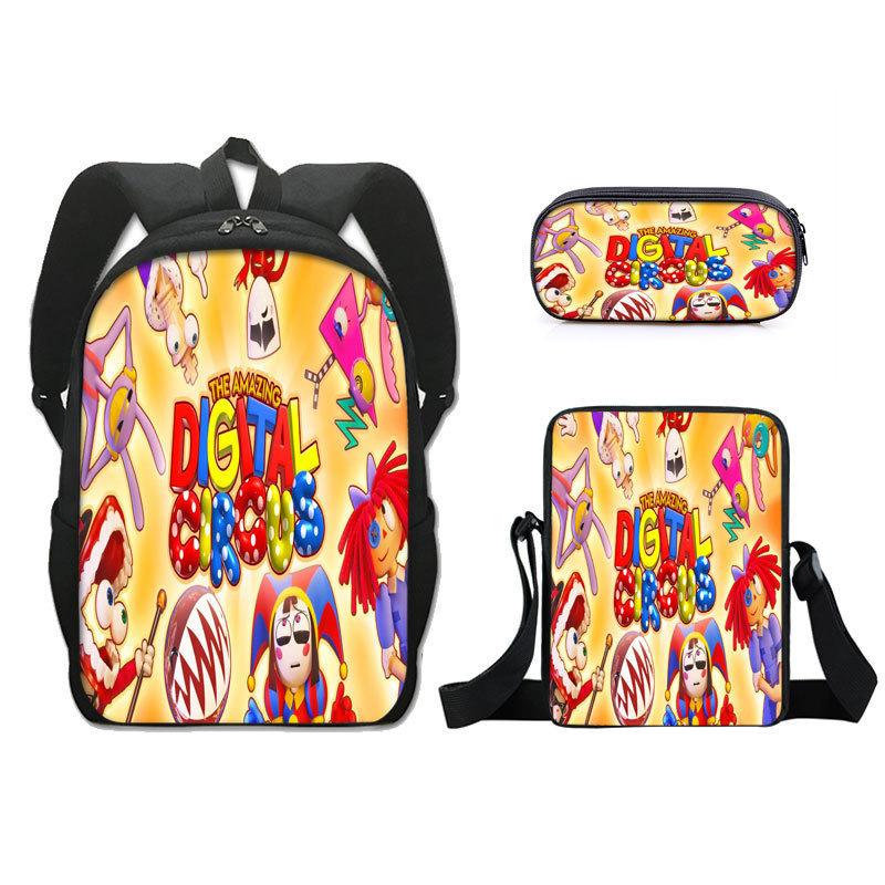 Мультяшный аниме-рюкзак «Сюрприз Цирк» — легкий, вместительный, водонепроницаемый.