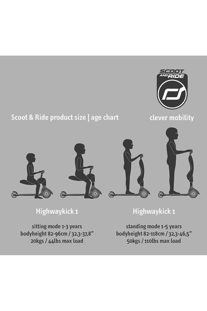 Scoot Ride Highway Kick 1 Forest Kids Scooter Kickboard Tricycle подлинная гарантия на продукт и [включая японский язык]