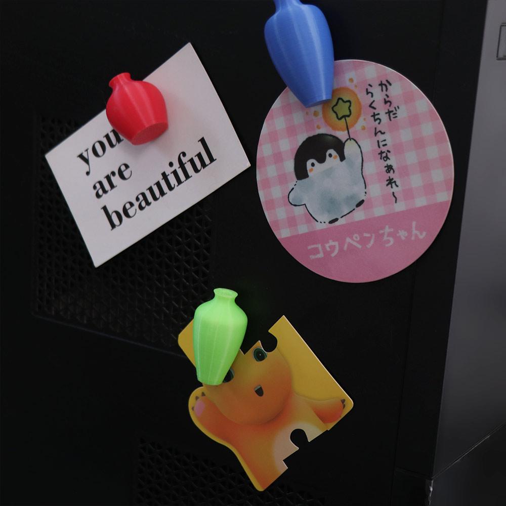 5Pcs Modern Tiny Magnetic Bud Vases DIY Vase Fridge Stickers  Plant Lovers