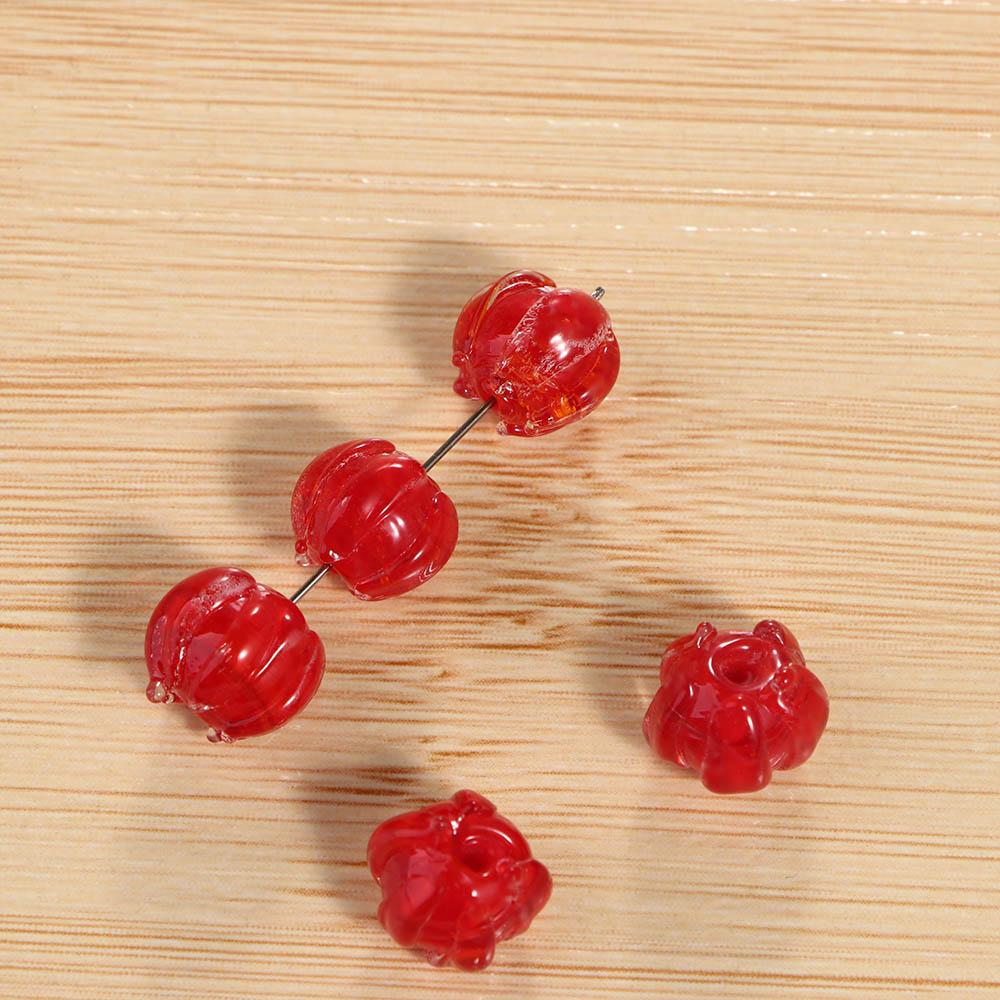 Стеклянные бусины ручной работы в форме колокольчика орхидеи бусины Liuli старинный стиль бусины Lampwork бусины в форме цветочного бутона