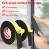 2M EVA Black Foam Sponge Rubber Strip Tape Strong Adhesive Anti-collision Waterproof Window Door Seal Strip Weather Stripping #468800