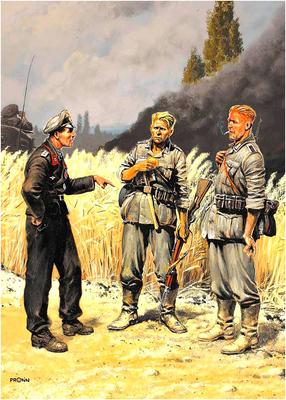 Master Box Масштаб 1/35 Немецкий пехотинец без каски и танковый офицер 1939-1942 (Набор из 3 шт.) Пластиковый набор для сборки MB35010