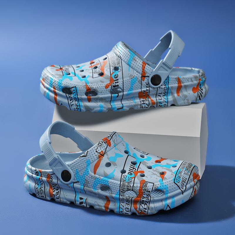 Fashion Brand Summer Men Women Sandals Thick Bottom Home Slides Clogs Soft EVA Platform Garden Shoes Unisex Beach Hole Sandals Slippers