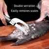 Удалитель рыбной чешуи из нержавеющей стали Многофункциональный ручной нож для вскрытия брюшка рыбы Инструменты для удаления чешуи Кухонные гаджеты