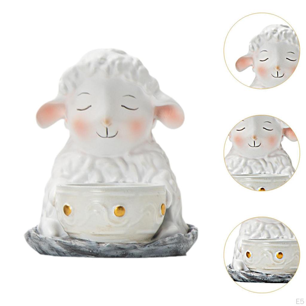 Подсвечник ручной работы из овечьей шкуры Berger, милый держатель для люстры, декоративная грязь на День святого Валентина