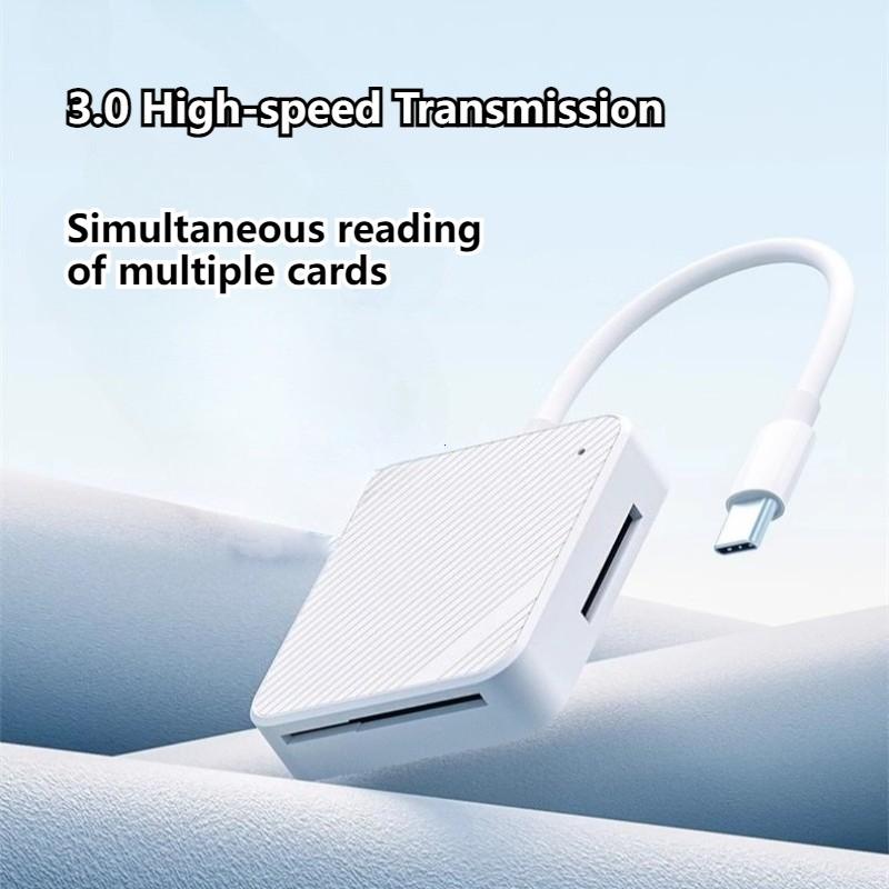 Card Reader Adapter Type C USB-C Smart Media OTG M2 SD SM XD Memory Card Reader for Andriod Mobile Phone Accessories