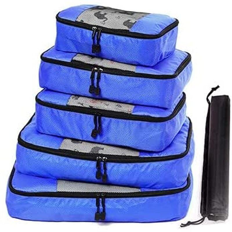 5-sets of Household Storage Bag for Home and Travel Clothing Storage Lockers Packaging and Portable Storage Rack Clothes Holding
