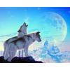 Алмазная картина волк полная дрель горный хрусталь вышивка крестиком Алмазная вышивка ремесла Рождественский подарок