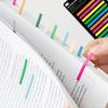 300 листов радужных цветных наклеек-указателей блокнот Post-It водонепроницаемые прозрачные липкие заметки школьные принадлежности кавайные канцелярские принадлежности