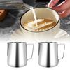 350ml Milk Jugs Fashion Stainless Steel Milk Craft Milk Frothing Pitcher Coffee Latte Frothing Art Jug Pitcher Mug Cup