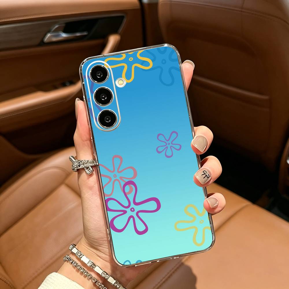 Comedy Animation- SpongeBob-S- SquarePants Phone Case For Samsung Galaxy A71,A70,A52,A51,A40,A30 Transparent Cover