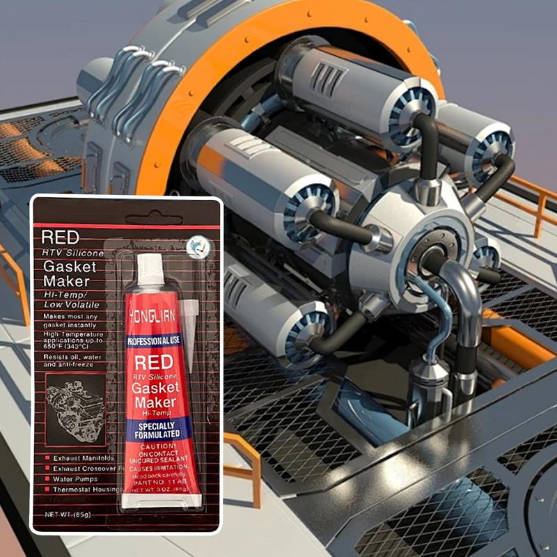 Silicone Gasket Maker 85g Waterproof Head Sealant High Temperature Resistant Engine Sealant For Import Engines