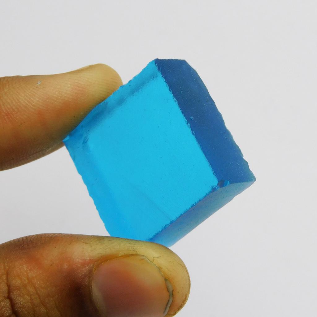 Natural 121 Ct Rough Blue Raw Sapphire CERTIFIED Uncut Earth Mined Gemstone