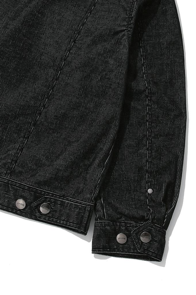 ALL ABOUT NEW Material Variation Denim Trucker Jacket Black Ana3Uj03Abk