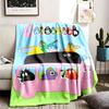 Les Barbapapa Theme Blanket Suitable For The Sofa Camping And Travel Made Of Soft Flannel Material An Ideal Gift For Occasions Such As Birthday