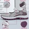 Shoes Women's Single Shoes 2025 Spring New Middle-aged and Elderly Mother Shoes Velcro Soft Sole Breathable Casual Foreign Trade Women's Shoes