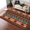 Boho Geometric Area Rugs Anti Slip and Machine Washable Flannel Carpets for Home Bedroom Living Room Office Deocr Floor Mat