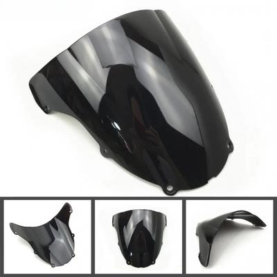 Мотоциклы Лобовое стекло Для Kawasaki ZX6R 2003 2004 ZX 6R 636 03 04 ZX-6R Ветровое стекло Двойной пузырь Аксессуары