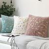 New Modern European Plaid Pillowcase with Strips Plush Hot Stamping Office Home Sofa Cushion Cover