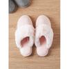 Daiso трикотажные флисовые подкладки Clogged Living Room Shoes 220 240 мм розовые