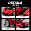 1:36 Apollo EVO Miniature Toy Model Supercars Alloy Diecast Sports Cars Sound Light Doors Opened Pull Back for Gift