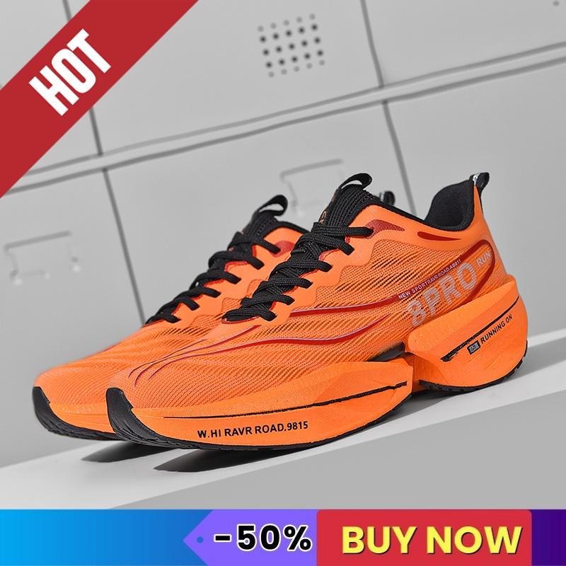 NEW Sports Running Shoes Men Marathon Breathable Lightweight Comfortable Women Athletic Outdoor Fitness Sneakers Carbon Plate