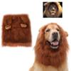 Lion Mane for Dog, Black Lion Mane for Dog, Lion Mane Costume for Dog, Realistic Lion Mane Wig,Pet Clothes Adjustable Lion Mane Costume for Dog