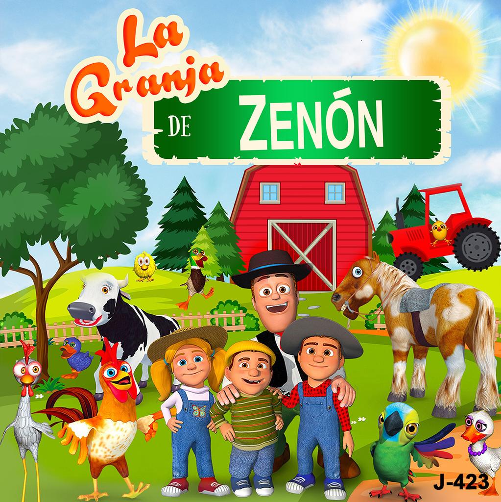 Индивидуальный фон La Granja De Zenon для детского 1-го дня рождения, фотостудии, зеленая трава, ферма, амбар, животные, трактор, фотофон
