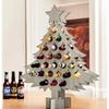 Christmas Advent Calendar Wooden Christmas Tree Bottle Holder Beer Rack Christmas Countdown Christmas Tree Wine Bottle Rack