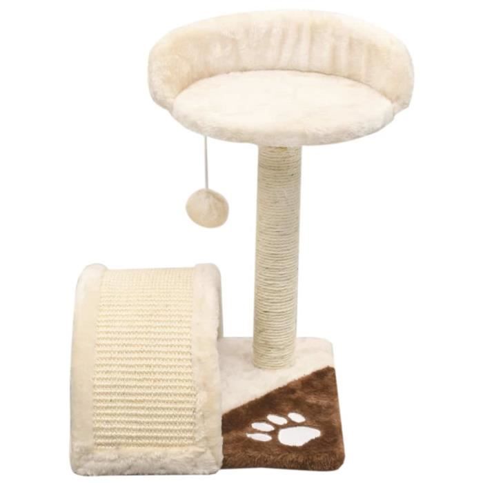 VidaXL Cat Tree with Sisal Scratching Post 40 Cm Beige and Brown