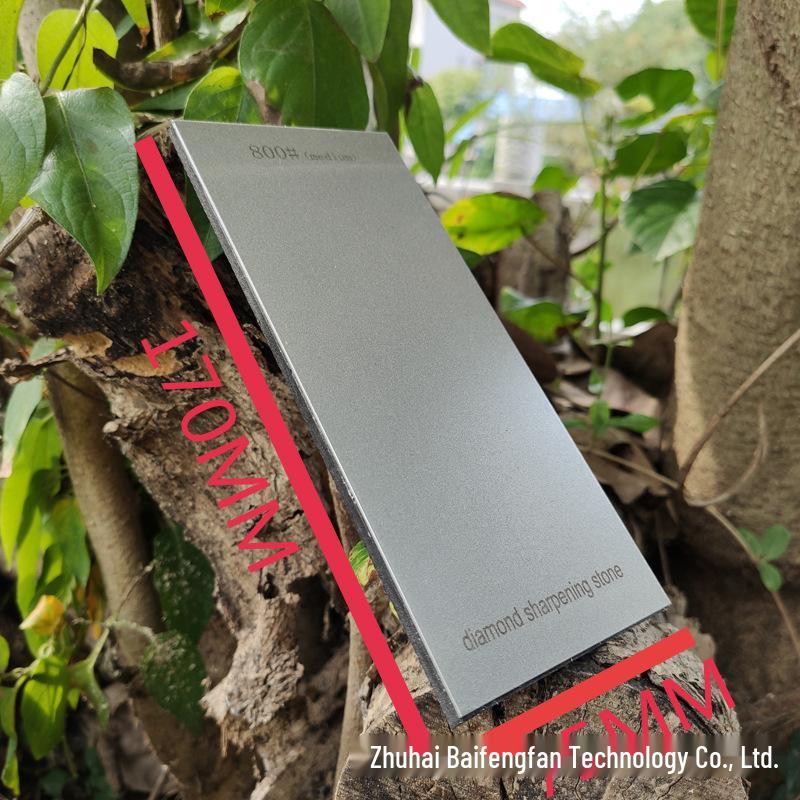 170x75mm EVA Diamond Sharpening Stone with Anti-slip Pad and Film Packaging