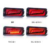 Culon Hijet Jumbo Series LED Taillights with and Flowing Turn Signals for September 2014 November 2021 Smoked Lens Truck/Daihatsu