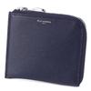 Мужской кошелек Pelle Morbida с L-образной молнией, тисненая кожа Barca, темно-синий (PMO-BA313-NV)
