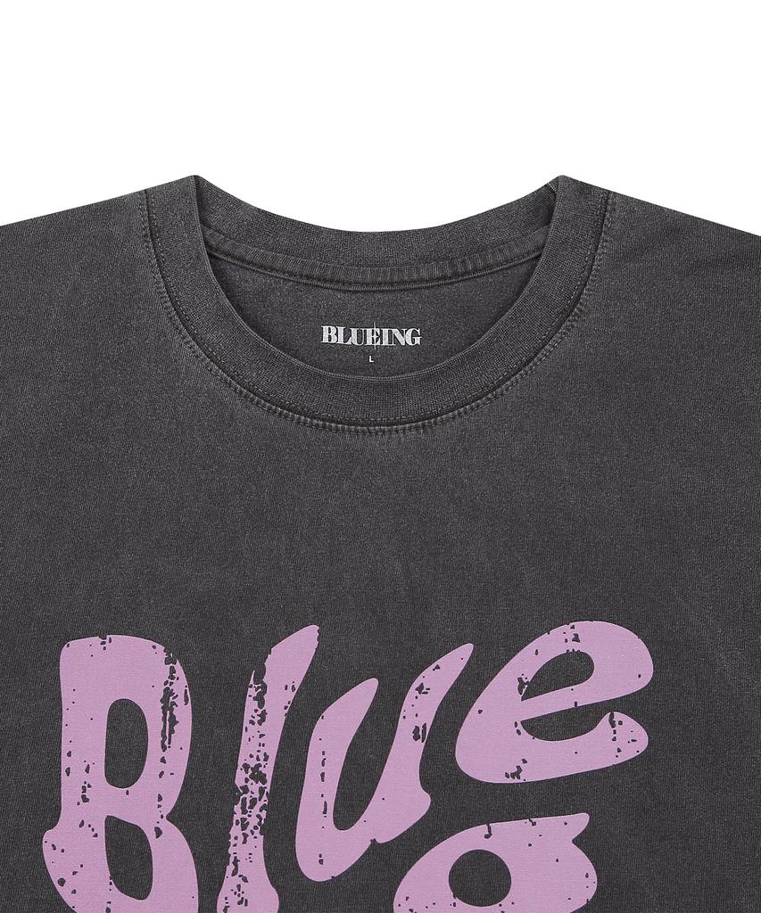 BLUEING BLUEING Клубная футболка с длинным рукавом [Пигментный угольный]