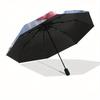Hello Kitty,Snowman Automatic Umbrella-Foldable, Durable 8-Bone Design, Compact and Stylish, Great for Camping, Halloween, Christmas, Mother