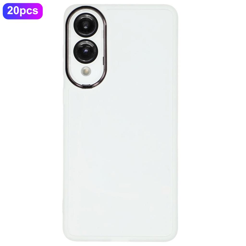 Bulk Purchasing 20Pcs For Samsung Galaxy S25 Edge Case Electroplated Camera Frame TPU Phone Cover Precise Cutouts