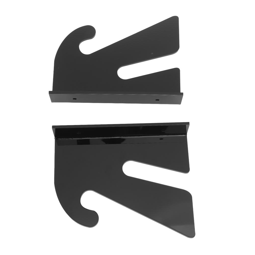 2 Pcs Acrylic Skateboard Rack Wall Mount Skateboard Storage Rack Load Bearing Skateboard Hanger