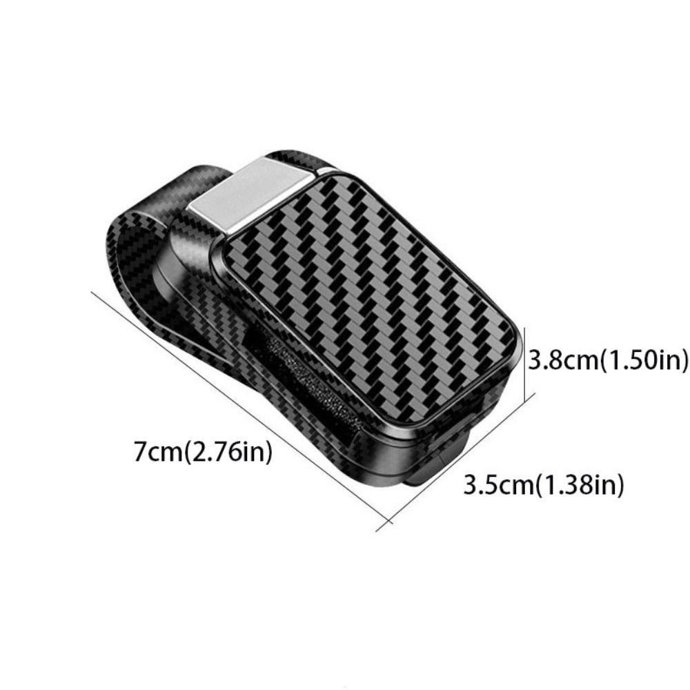 Нажимной переключатель для автомобильных очков, противоударный футляр для очков, портативный автомобильный держатель для солнцезащитных очков с ручкой