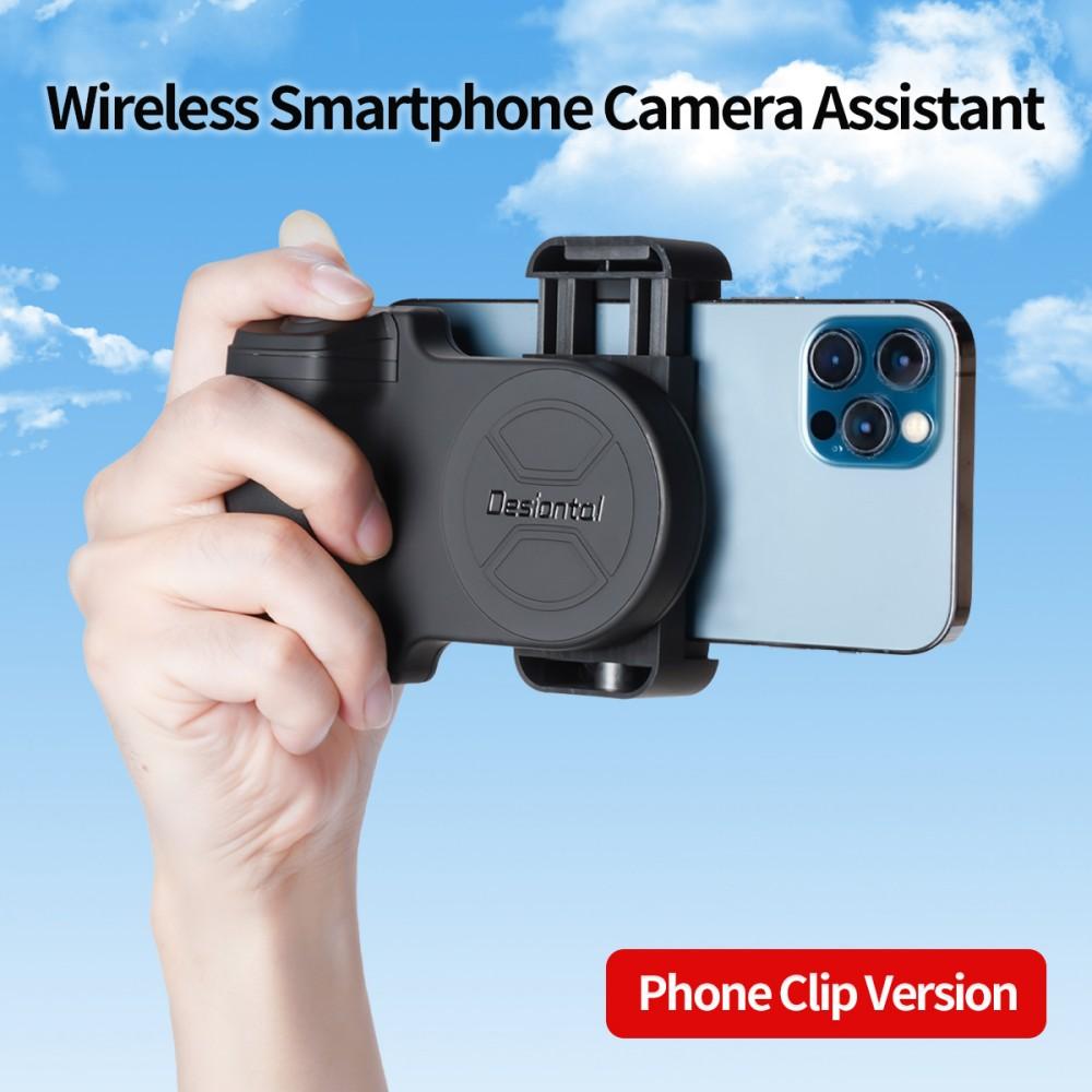 Универсальный Bluetooth-затвор Ручка-держатель для камеры смартфона Стабилизатор для селфи Вертикальная и горизонтальная съемка Фотоаксессуары