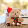 Scarf Christmas Bear Plush Doll PP Cotton Bag Decoration Christmas Hat Pendant  Kids