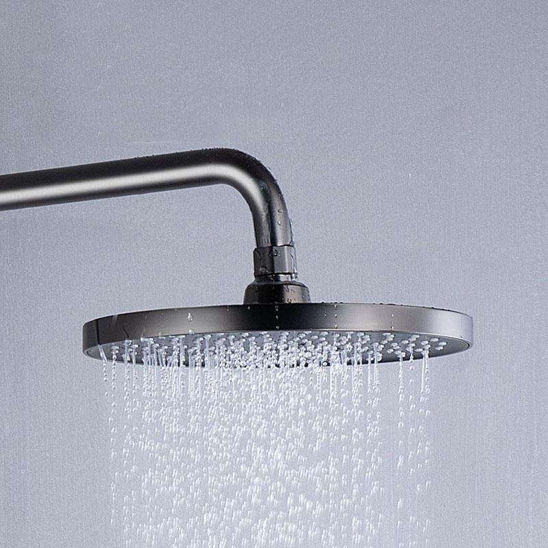 Набор для душа из нержавеющей стали 304, никель/серый, система душа с клавишами пианино, набор для душа, смеситель для горячей и холодной воды