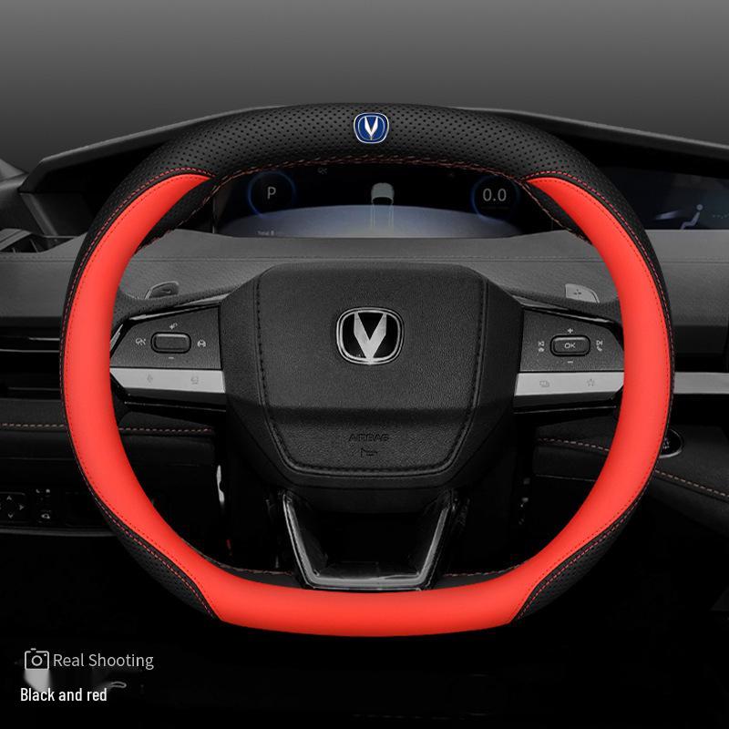 Натуральная кожаная оплетка руля для Changan UNIV, CS55 Plus 2-го поколения и Yida UNIV
