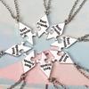 Zinc Zinc Alloy Friendship Necklace Creative Multi-person Splicing Necklace Best Friend Necklace  Women