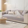 Nordic Cotton Sofa Cushion Four Seasons Universal Embroidery Non-Slip Cushion New Sofa Cover Thickened Cover Cloth Back Towel