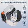 Compatible with WHOOP 5.0 / For Whoop MG WristBand Soft-Touch Silicone Waterproof Sweatproof Soft Adjustable Rubber Band for Whoop 5.0/MG