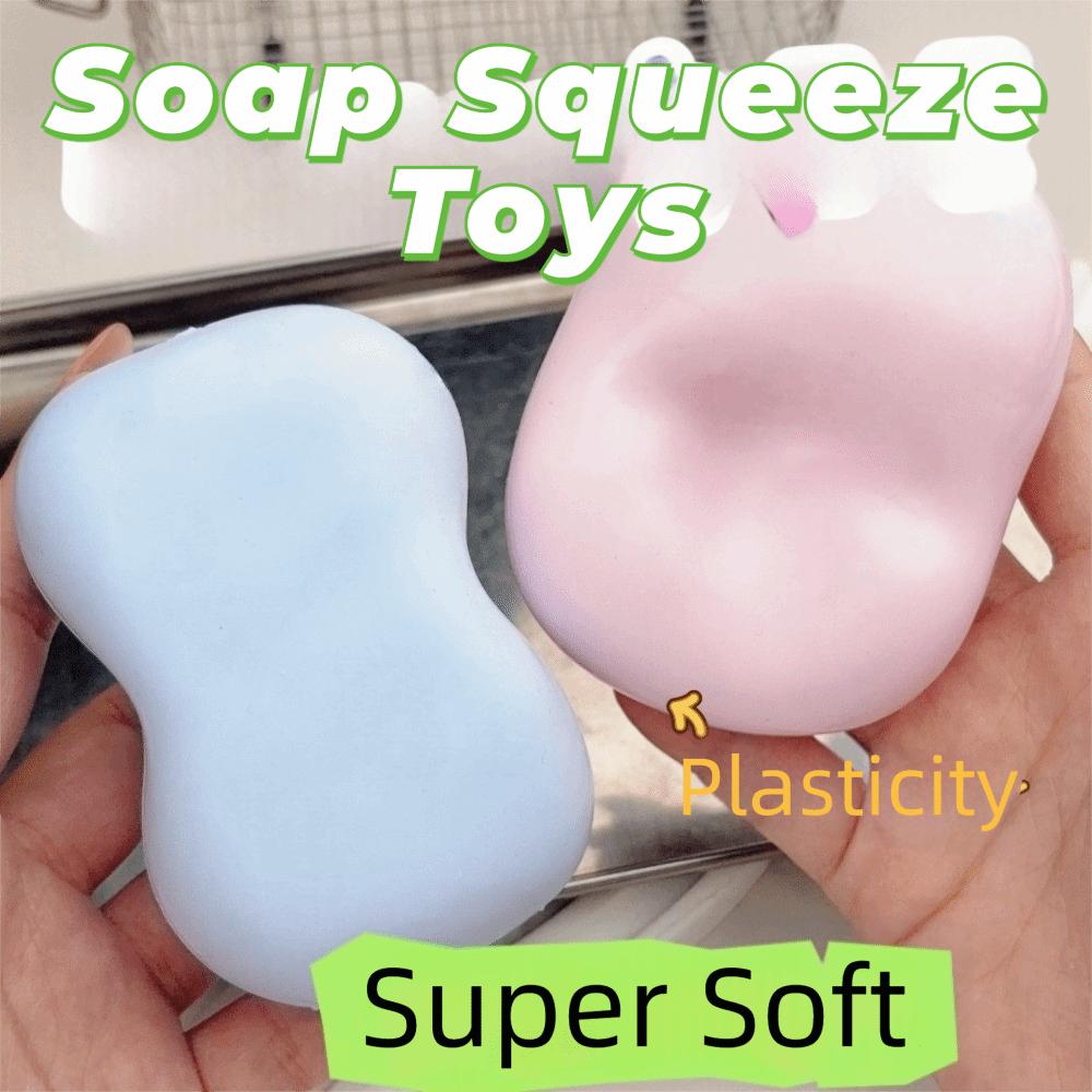 Plasticity Soap Squeeze Toys Anxiety Relief Realistic Soap Pinch Soap Squishy Toy Children's Gifts