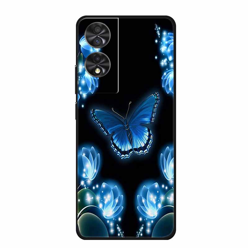 Для TCL 40 NxtPaper 4G 6.78" Чехол Животные ТПУ Мягкий Силикон Чехлы для Телефона Обложка для TCL40 NxtPaper Защитный Волк Мультяшный Coque