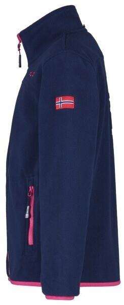 Trollkids Oppdal Jacket XT Флисовая куртка бирюзово-розовая